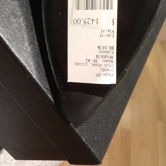 Chanel Black Leather Cap Toe Ankle Boots/Booties - Picture 4 of 6